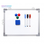 40X30cm magnetiline kuivkustutatav konksudega tahvel &ndash; kahepoolne, seinakinnitus, laste &otilde;petamine, kontori klassiruumi planeerimine, kirjutamise ja joonistamise teadetetahvel h&otilde;be