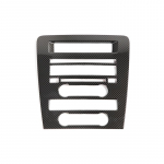 Auto keskjuhtimispuldi navigeerimispaneeli kaunistuskatte kleebised sobivad Ford Mustang 2009-2013 ABS-i sisetarvikutele punane