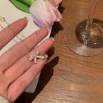 Uus vibu kaelakee naiste kerge luksuslik ni&scaron;&scaron; disain kaelakett stiil temperament Premium Sense rangluu kett