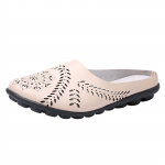 Naised Gracosy puukingad Kingad Nahast jalap&uuml;ksid Slip On Mules Antil Slip Rannasandaalid 36 beež