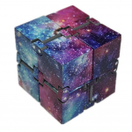 Infinity Cube Fidget Cube M&auml;nguasi Galaktika Kosmose Maagia Pusle Flip Cube Fidget S&otilde;rmem&auml;nguasjad &Auml;revuse leevendamine t&auml;iskasvanutele Lastele ADHD stress