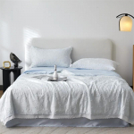 Uus kolmem&otilde;&otilde;tmeline A-klassi l&otilde;ikelillede žakaar-sojaoa antibakteriaalne suvetekk 150x200cm1 pieces