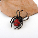 Euroopa ja Ameerika moemantel Big Personality Spider Pross punane