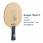 METEOR DRAGON WOOD 9 DW9 Lauatennise reket 9-kihiline puit Kiirr&uuml;nnak Loop reket Pingpongi reket