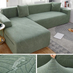 Paksemad veekindlad žakaarv&auml;rvi diivanikatted elastsed nurgad 1/2/3/4 istmed Tahke diivanikate L kujuga diivanikate kaitsekatted 3 SEAT (190-230CM)