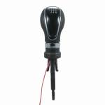 LED-auto k&auml;igukangi nupp manuaalne 6-k&auml;iguline pea k&auml;epideme hoob 6 must