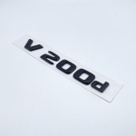 3D Letters V250d V300d NIGHT EDITION ABS embleem Mercedes Benz V klassi W447 auto poritiiba m&auml;rgi pagasiruumi nimesilt logo kleebis glossy black V200d