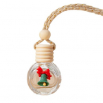 10 ml j&otilde;uluauto parf&uuml;&uuml;mipudeli kaunistus puidust kaas Armas j&otilde;uluvana lumememme puu p&otilde;der 10ML G