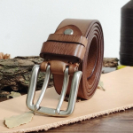 V&ouml;&ouml; Meeste Eri&uuml;ksuste Kahekordse S&otilde;rmusega Pandlaga Ehtsast Nahast Esimene Kiht Puhas Veisenahk Retro Vabaaja V&ouml;&ouml; 110cm