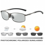 Naiste metallraamiga fotokroomsed p&auml;ikeseprillid, meeste liikuvad polariseeritud varjud Intelligentsed v&auml;rvimuutusprillid UV400