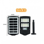 P&auml;ikeselamp LED-pirn K&otilde;rge luumenarv 500000LM P&auml;ikesevalgus Veekindel P&auml;ikesevalgus Seinalamp T&auml;navavalgusti V&auml;lilamp Pult Aiavalgustus C-(Small) 96 LED