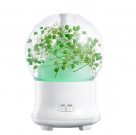 Igavene lill aroomiteraapia masin loominguline v&auml;rviline &ouml;&ouml;valgus eeterliku &otilde;li difuusori masin majapidamise &otilde;huniisutaja s&otilde;brap&auml;eva kingitus Gypsophila green