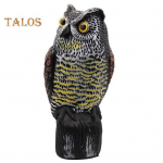 &Ouml;&ouml;kulli Aia Kuju P&auml;ikesevalgusega Induktsioon Silmad &Ouml;&ouml;kulli Skulptuur Heli Tegevad Figuurid Sise- V&auml;lis Kodu Kontor Halloweeni Dekoratsioon Loomade Ornament must