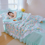 150X200Cm suvine triibuline tekk &uuml;hes t&uuml;kis suvine lahe tekk pestav puuvillane suvine tekk &otilde;huke lina masinaga pestav tekk 150x200cm