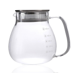 Soovitav h&uuml;ppav lehepott, avatud tulega, katlakivi, kuumakindel klaas, mikrolaineahi, n&otilde;udepesumasinas pestav, kohviserver (Teekann 660ml) gray