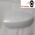 Accessories For Car Mazda 2 demio 2016- Rearview Mirror Cover Shell Lid Case L Pearl White 25D