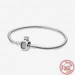 Kroonmadu kett 100% 925 h&otilde;bedast k&auml;ev&otilde;ru Turvaline s&uuml;damehelmed v&otilde;lusid k&auml;ev&otilde;rud naistele t&uuml;drukutele isetegemise ehete valmistamine 20cm