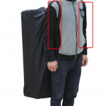 95 * 58 cm jalutusk&auml;ru reisikott lennuki beebiistmele Suure m&otilde;&otilde;tmetega hoiukott Kokkupandav toolikott Kaasaskantav &otilde;uekott