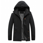 S&uuml;gis- ja talvine v&auml;lispordi m&auml;gironimisjope meeste veekindel hingav jope meeste kapuutsiga jope XL