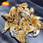 Looduslikud Brasiilia Citrine Charm ripats Healing Power Stone isetehtud ehted