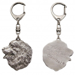 Bernese Mountain Dog, Berner Sennenhund I - Silver-plated key ring with dog, handbag decoration, backpack pendant by Art-Dog brand