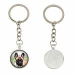 French Bulldog, Frenchie - keychain in a box, own photo, keychain pendant from Art-Dog brand