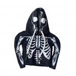 Skeleton auto k&auml;iguvahetusega kapuutsi kate Lihtsalt paigaldatav k&auml;sipiduri kate Universaalne k&auml;iguvahetusnupp kapuutsi kate Halloweeni auto interj&ouml;&ouml;ri tarvikud A