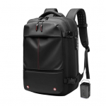 60L Vacpack seljakott Veekindel vargusvastane &otilde;huvaakumkompressioon reisiseljakott elektripumbaga reisijatele must