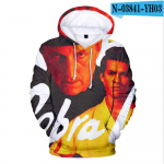 Karate Kid Cobra Kai 3D-print kapuutsiga dressipluusid meestele, naiste dressipluusid, moodsad s&uuml;gisesed Harajuku kapuutsid, vabaaja poiste kampsunid 160