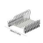 10 tk Metallist P&uuml;ksipuu P&uuml;kste Riiul Klamber Mitmeotstarbeline Seeliku Riiul Libisemiskindel Kuivatuspuu Riiete Kuivatamiseks P&uuml;ksid Mantel hall