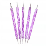 1 komplekt kahe otsaga k&uuml;&uuml;nekunsti t&auml;ppispliiatsiga terasest puurimispunktiga pliiatsi k&uuml;&uuml;neotsa t&auml;piv&auml;rvi joonistusmanik&uuml;&uuml;ri t&ouml;&ouml;riista Kodusalong Rhinestone korjaja