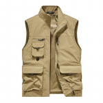 Four Seasons meeste &otilde;huke varrukateta p&uuml;stkraega mitme taskuga kiiresti kuivav vest suurele suurusele M hall v&auml;rv