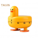 Toiduvalmistamise taimer T&auml;pne ajastus, kauakestev kaasaskantav suurep&auml;rane armas pardi mehaaniline &otilde;ppet&ouml;&ouml; taimer kontorisse valge