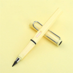 Must tehnoloogia No Ink Student Eternal Pencil Not Dirty Hand Eternal Pen helekollane v&auml;rv