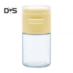 Soolaloksuti Selge T&auml;pne kontroll Kvantitatiivne Iga vajutus 0,5 g Tervislik p&auml;evane kogus &Otilde;hukindel pipra maitseaine dosaator maitseainepudel helekollane v&auml;rv