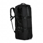 Suur reisikott ratastel, k&auml;ekott, k&auml;ru v&otilde;i seljakott 3-&uuml;hes muudetav must