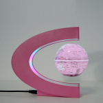 Magnetilise levitatsiooni gloobuse valgustusega uudne lauaarvuti kontorikaunistus Harivad kaunistused Valgustus &Ouml;&ouml;lamp J&otilde;ulude t&auml;nup&uuml;ha kingitus US Plug sinine