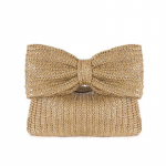 Fashion Trend Bow &otilde;lgedest kootud k&auml;ekotid Uue disaineriga naiste k&auml;sitsi kootud rotangist &otilde;htused sidurikotid peokott P&auml;eva sidurid 24x6.5x14cm khaki