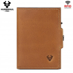 Meeste rahakott 100% lehmanahast kaarditasku must