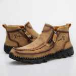 Poolsaapad Nahast kingad meestele vabaaja saapad Ehtsad Oxfordsi &auml;rinahast kingad Suured saapad 45