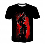 Laste riided Anime Dragon Ball Poiss T&uuml;drukud T-s&auml;rk T-s&auml;rk Goku 3D Prinditud L&uuml;hikeste Varrukatega Harajuku Meeste Topid Tees Poisid T&uuml;drukud R&otilde;ivad 140