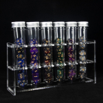 6 komplekti(42 tk) Mitmepoolne t&auml;ringukomplekt tuubiga pol&uuml;eedrilised RPG t&auml;ringud RPG, D&D rollim&auml;ngu jaoks