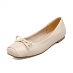 Moodsad vabaajajalatsid naistele, ruudukujulised varbad, magusad mustad alasti punased peokingad kontoris balletikingad Naistele, suur suurus 45 50 52 34 beež