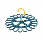 &Uuml;mmargune P&ouml;&ouml;rlev Pesukuivatusrest 20 klambriga Pesu Hoiuriiul Aluspesu Sokkide Lipsude Beebip&otilde;llede Riidepuu valge