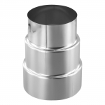 Korstna voodri&uuml;henduste reduktor, roostevabast terasest &Oslash;110mm/&Oslash;90mm