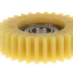 3tk 30T 40x12mm elektrijalgratta nailonist hammasratta laagri v&otilde;lli auk 8mm planetaar&uuml;lekanded mootorratta hammasratta osad kollane