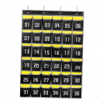 Mobiiltelefonide korraldajatabel klassiruumis kasutamiseks taskusalvestusega 30 Pockets