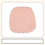 Fluffy talvine autoistmepadi Fluffy pl&uuml;&uuml;sist s&otilde;iduki istmekaitsepadi libisemiskindla seljatoega 50*50cm