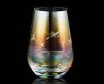 500 ml Royal Courti punase krooniga kraanaklaas Hiina stiilis joogitops Kuldne h&otilde;bedane p&otilde;lev Lucky Whisky trummel &otilde;llekruus vee teetass Burning Silver 500ml