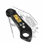 IP7 topeltsondiga kokkupandav digitaalne termomeeter koos sondiga grillimiseks grill-liha kulinaarne grilltoit k&ouml;&ouml;git&ouml;&ouml;riistad vidinad